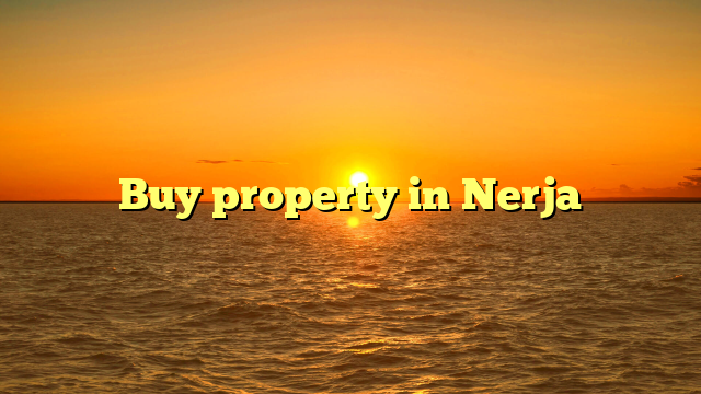 Buy property in Nerja