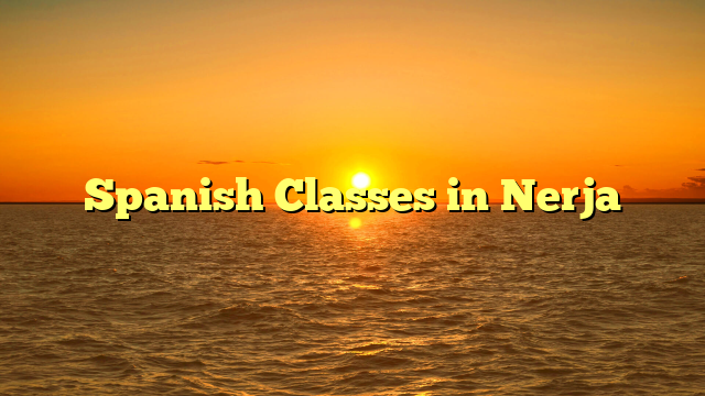 Spanish Classes in Nerja