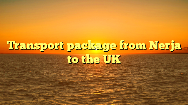 Transport package from Nerja to the UK